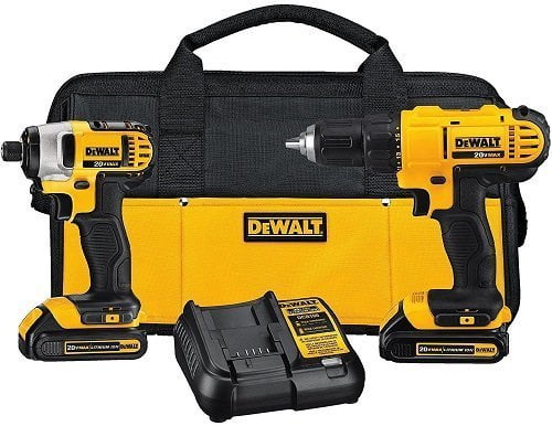 Dewalt DCK240C2 Lithium Battery Drill Driver-Impact Driver Combo Kit Dewalt DCK240C2 Lithium Battery Drill Driver/Impact Driver Combo Kit
