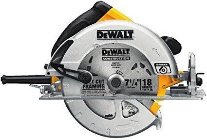 Dewalt DWE575SB 7-1-4 Lightweight Corded Circular Saw Dewalt DWE575SB 7-1/4" Lightweight Corded Circular Saw