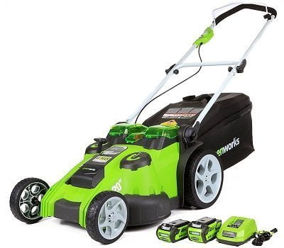 GreenWorks 25302 20-Inch Twin-Force Cordless Lawn Mower GreenWorks 25302 20-Inch Twin-Force Cordless Lawn Mower