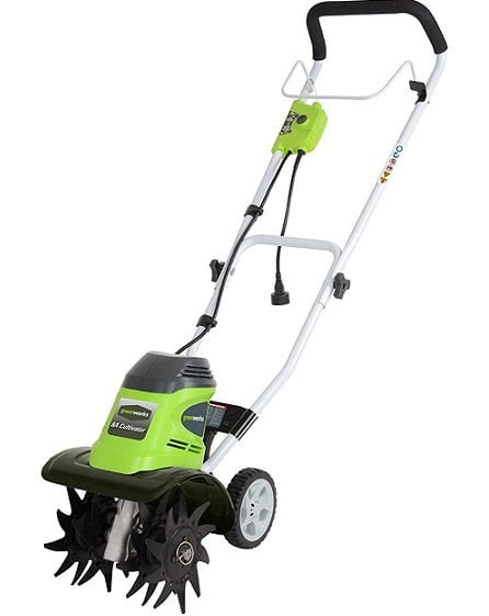 GreenWorks 27072 8-Amps 10-Inch Corded Tiller GreenWorks 27072 8-Amps 10-Inch Corded Tiller
