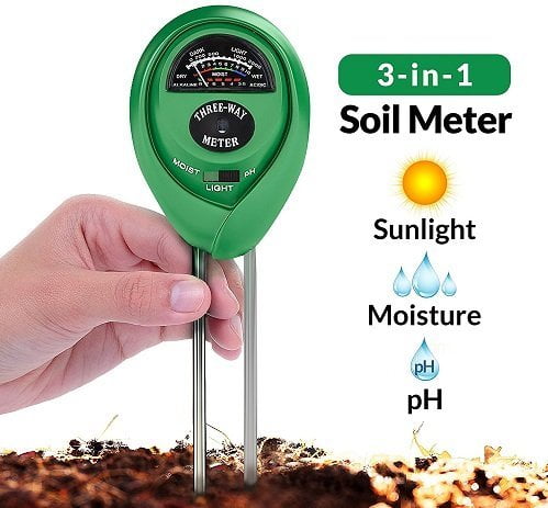 HealthyWiser 3-in-1 Soil Test Kit For Moisture HealthyWiser 3-in-1 Soil Test Kit For Moisture