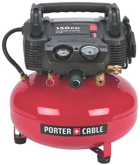 Porter-Cable C2002-WK Oil-Free UMC Pancake Compressor Porter-Cable C2002-WK Oil-Free UMC Pancake Compressor with 13-Piece Accessory Kit