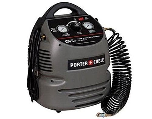 Porter-Cable CMB15 150 PSI 1.5 Gallon Oil-Free Fully Shrouded Compressor Porter-Cable CMB15 150 PSI 1.5 Gallon Oil-Free Fully Shrouded Compressor