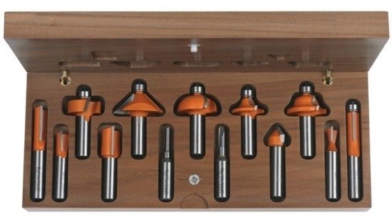 CMT 800.505.11 13-Piece Router Bit Set CMT 800.505.11 13-Piece Router Bit Set