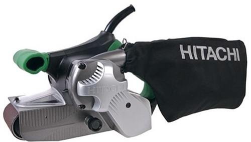 Hitachi SB8V2 9.0 Amp Belt Sander Hitachi SB8V2 9.0 Amp 3-Inch-by-21-Inch Variable Speed Belt Sander with Trigger Lock and Soft Grip Handles
