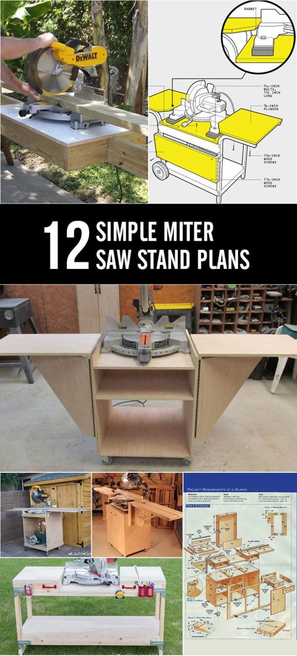 Miter Saw Stand Plan Miter Saw Stand Plan