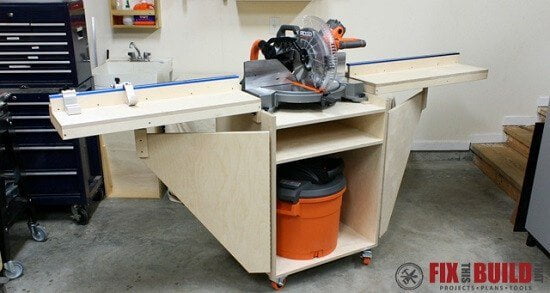 mit3 Mobile Miter Saw Station DIY Guide