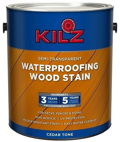 KILZ Exterior Waterproofing Wood Stain KILZ Exterior Waterproofing Wood Stain