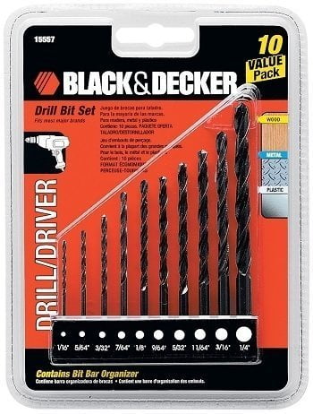 Black & Decker 15557 Drill Bit Set Black & Decker 15557 Drill Bit Set
