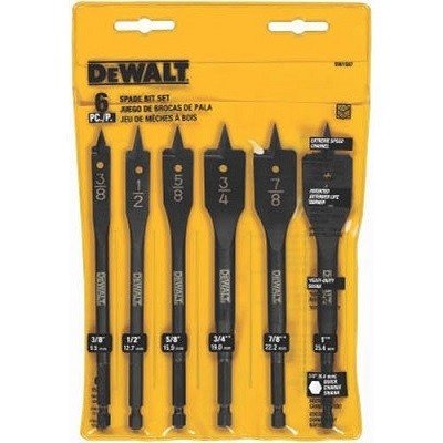 DeWalt DW1587 6-Piece Spade Drill Set DeWalt DW1587 6-Piece Spade Drill Set