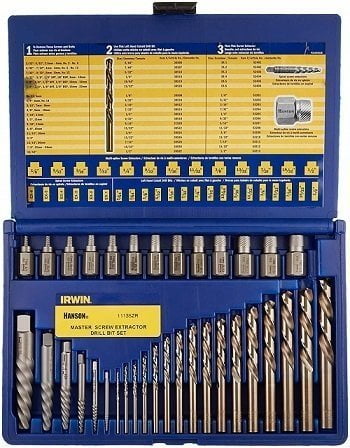 Irwin Tools 11135ZR Hanson 35-Piece Drill Bit Set Irwin Tools 11135ZR Hanson 35-Piece Drill Bit Set